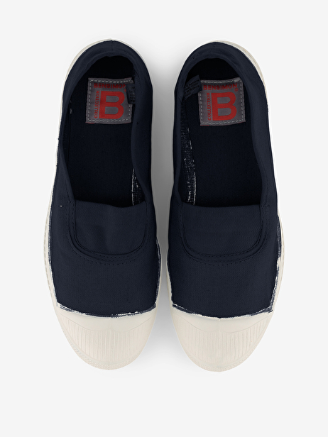 TENNIS A ELASTIC WOMAN -  Marine , Tennis & Shoes Bensimon