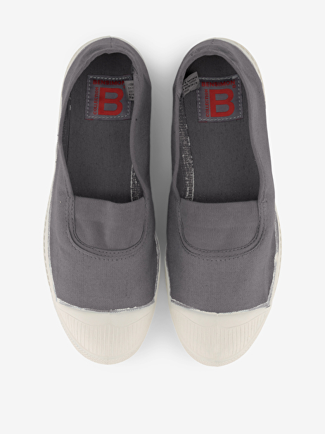 TENNIS A ELASTIC WOMAN -  Grey , Tennis & Shoes Bensimon