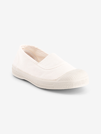 KIDS ELASTIC TENNIS -  White , Tennis & Shoes Bensimon