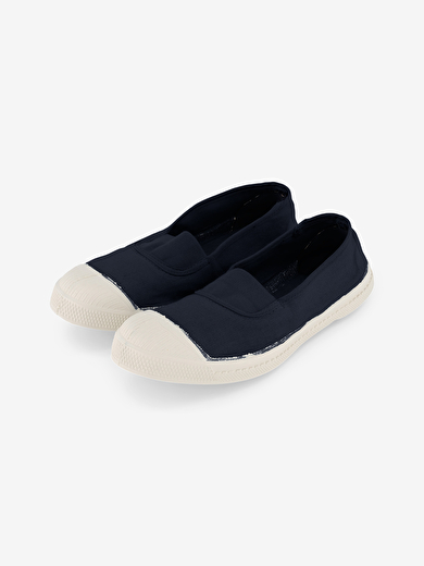TENNIS A ELASTIC WOMAN -  Marine , Tennis & Shoes Bensimon