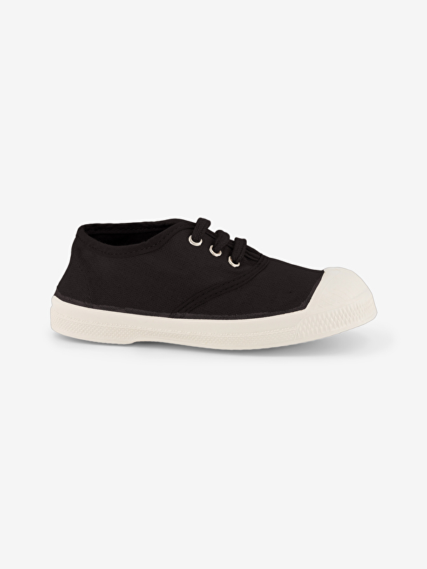 KIDS LACE-UP TENNIS -  Carbon , Tennis & Shoes Bensimon