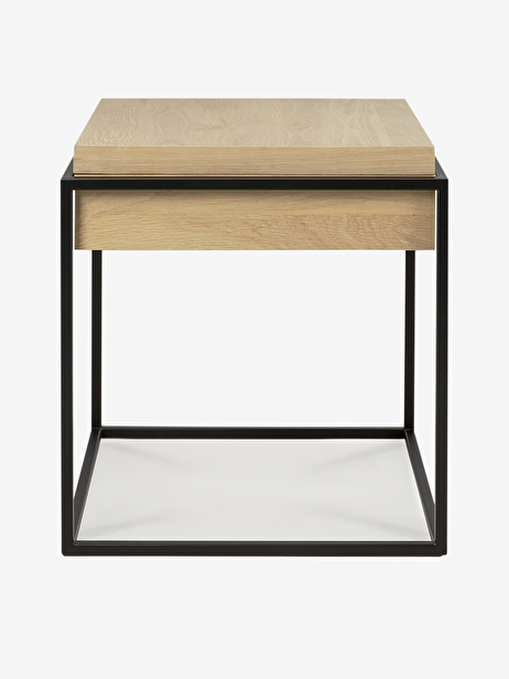 OAK Monolit BEDSIDE TABLE -  Light oak , Home design Bensimon