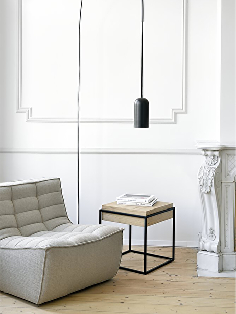 OAK Monolit BEDSIDE TABLE -  Light oak , Home design Bensimon