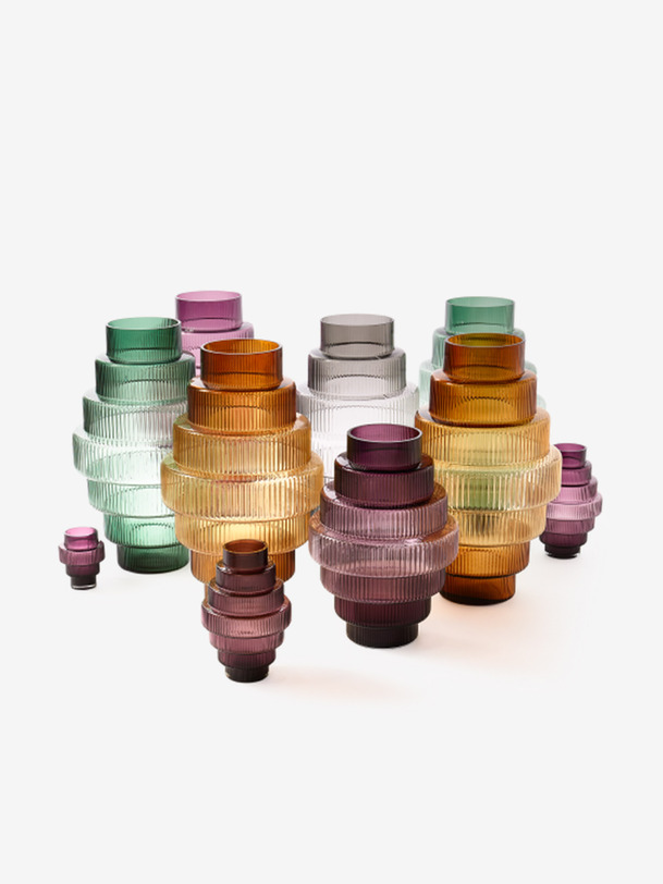 AMBER TOFSY VASE S - Amber , Home design Bensimon