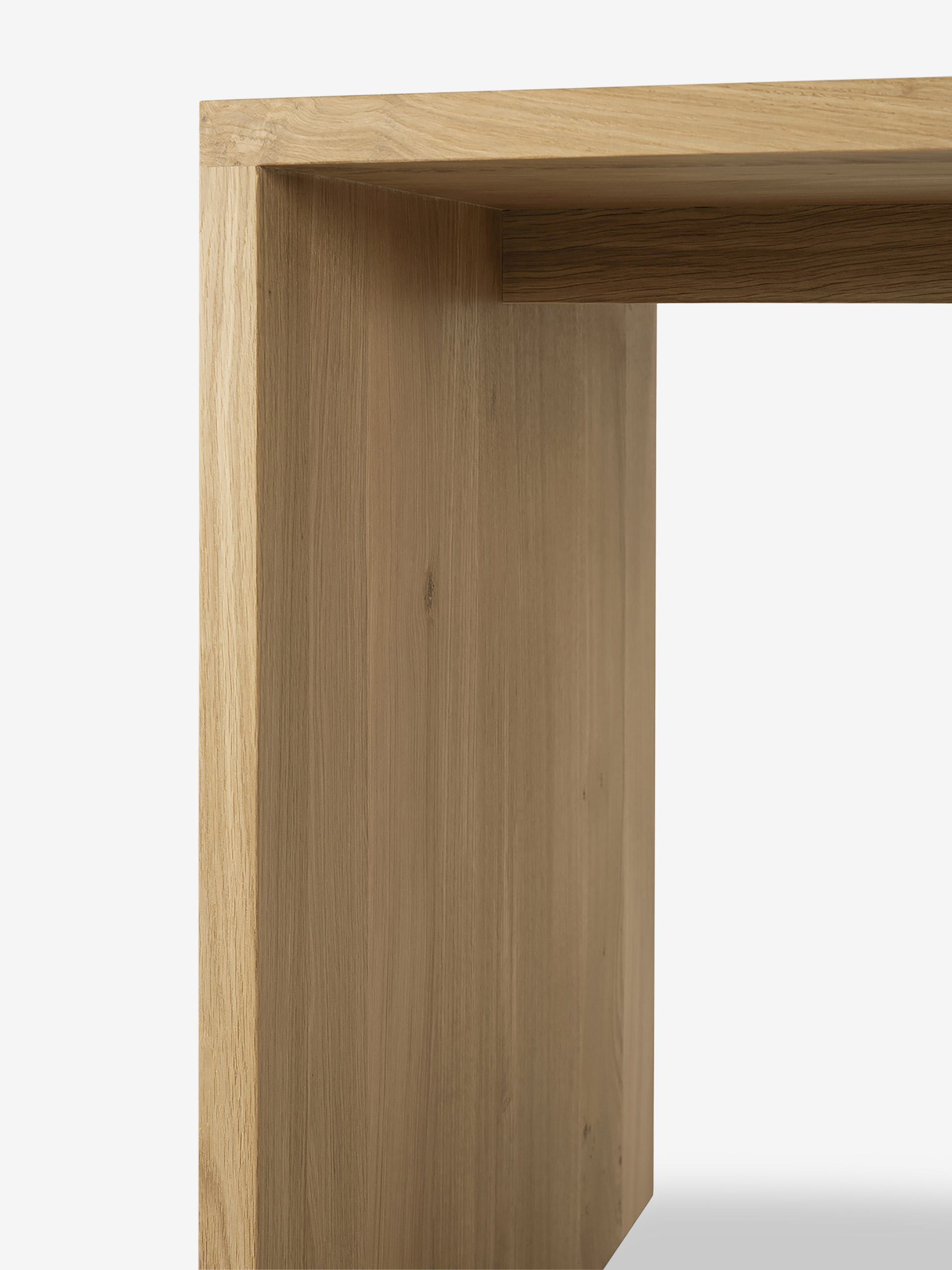 OAK U DESK -  Light oak , Home design Bensimon