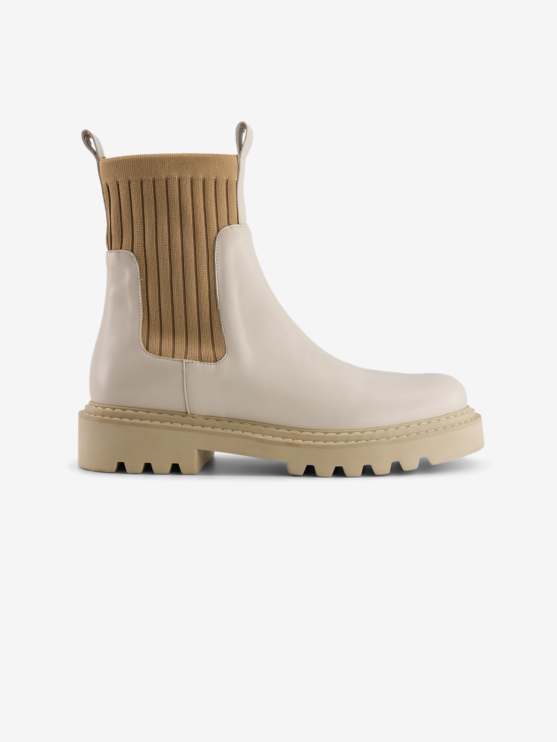 CHELSEA BOOTS -  Ecru , Ready-to-wear Bensimon