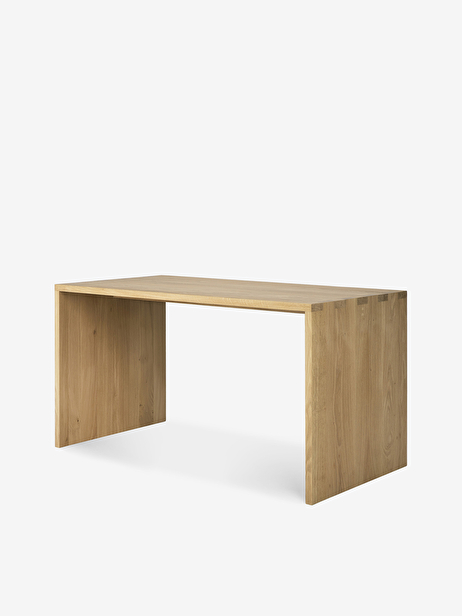 OAK U DESK -  Light oak , Home design Bensimon