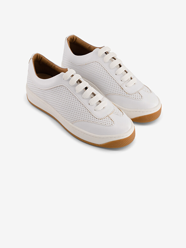 BASKET VEGAN -  White , Ready-to-wear Bensimon