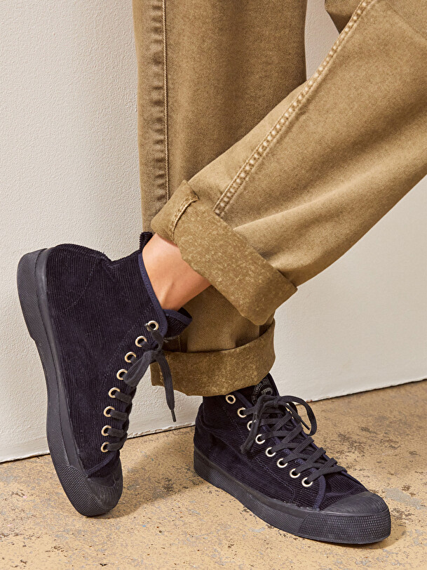 B79 ROMY WOMAN BABY CORDUROY -  Marine , Tennis & Shoes Bensimon