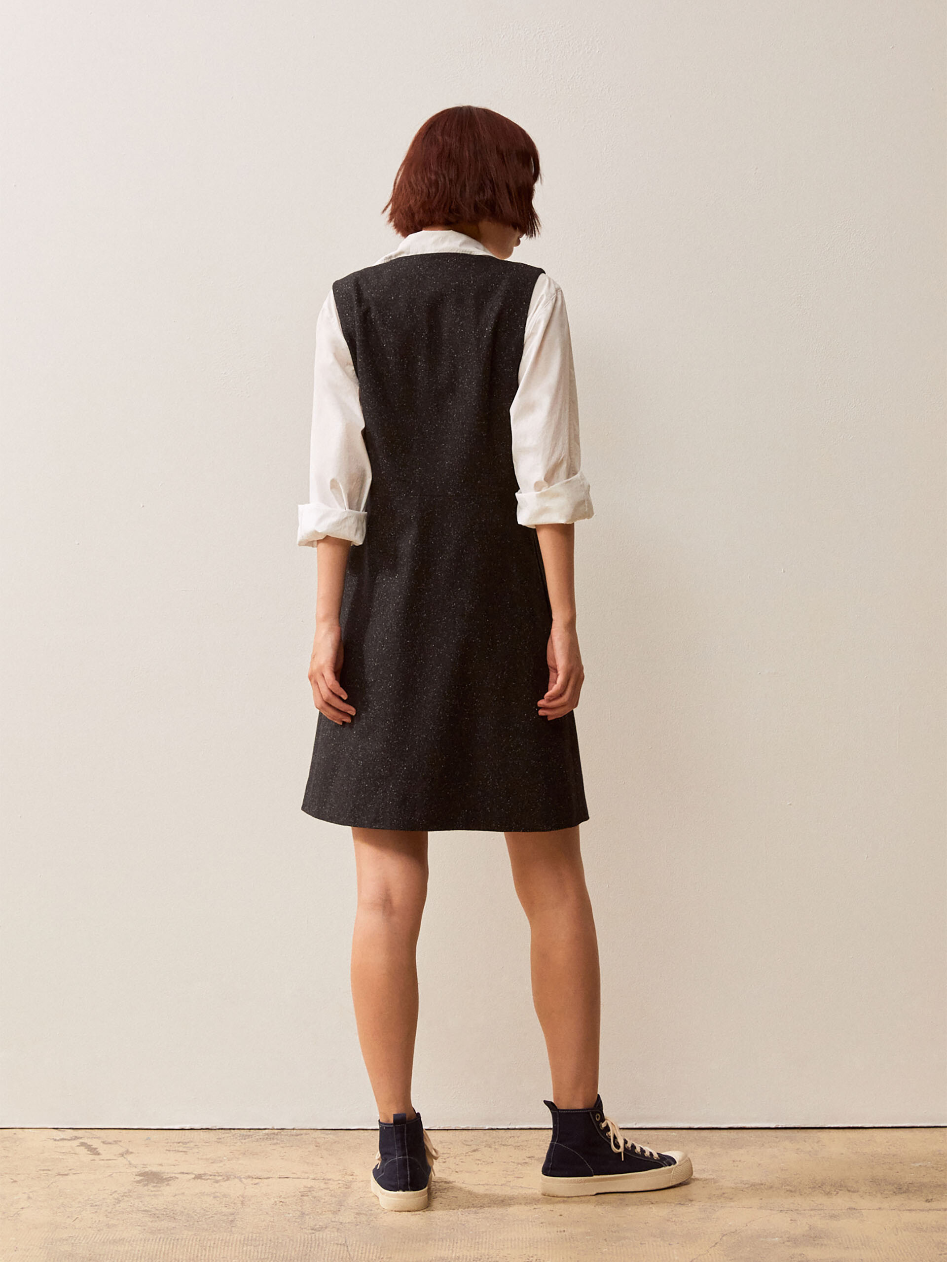 INOUK DRESS -  Charbon , Ready-to-wear Bensimon