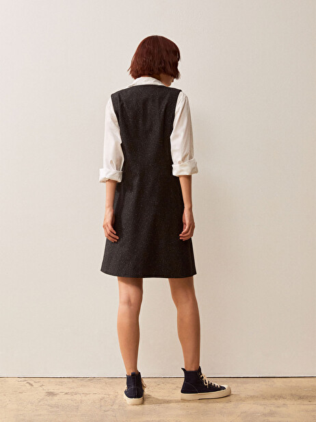 INOUK DRESS -  Charbon , Ready-to-wear Bensimon