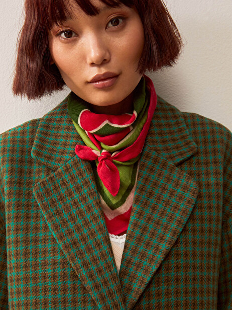 LOWANAU COAT -  Green tile , Ready-to-wear Bensimon
