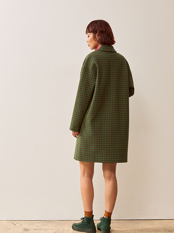 LOWANAU COAT -  Green tile , Ready-to-wear Bensimon
