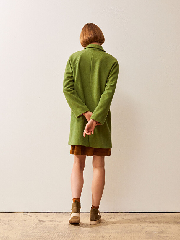 AQUILA COAT -  Prairie green , Ready-to-wear Bensimon