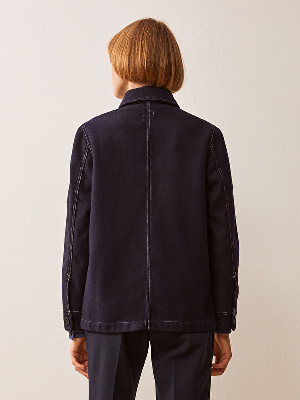 FABRINE JACKET -  Bleu nuit , Ready-to-wear Bensimon