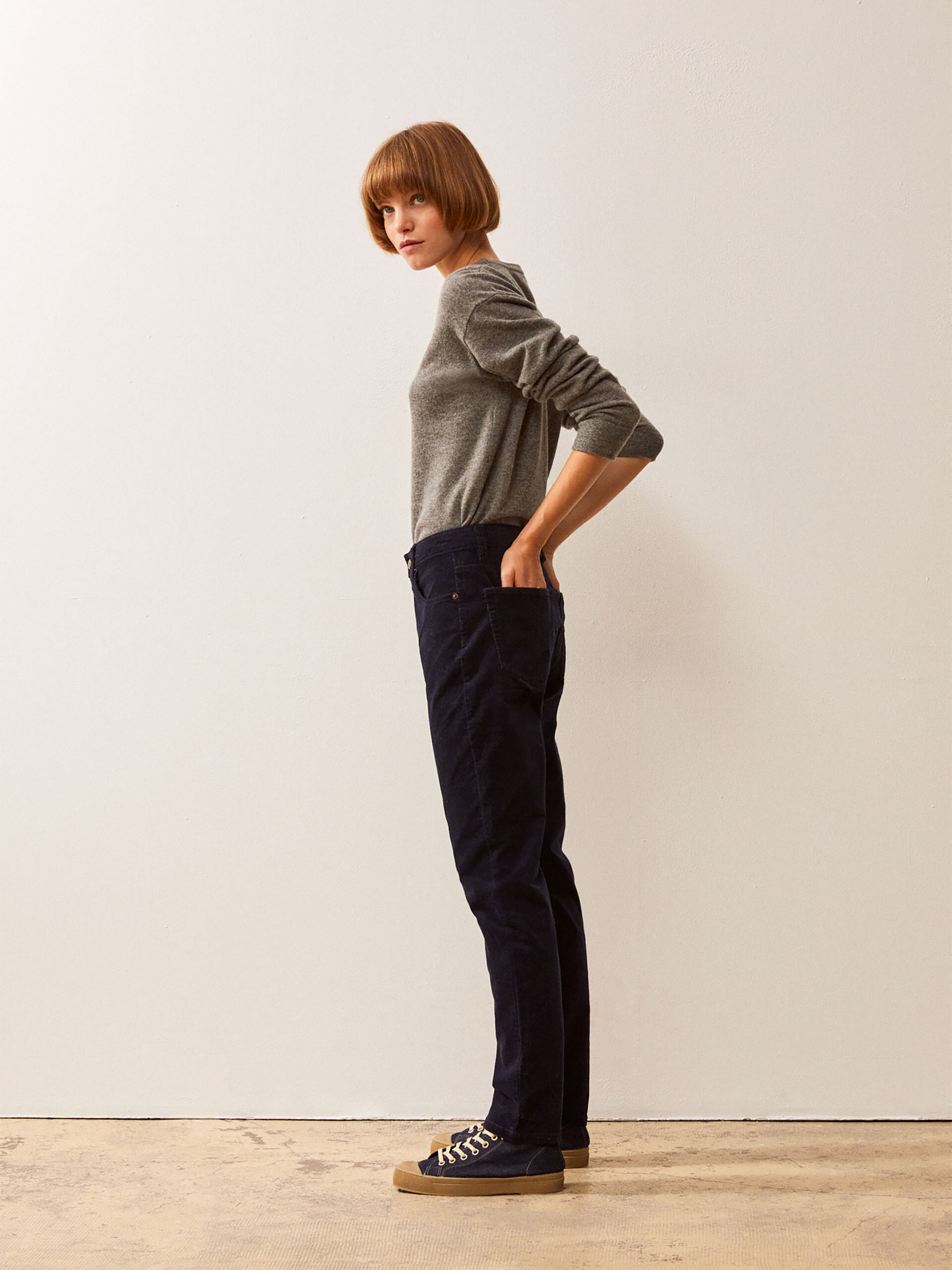 FILIBERT TROUSERS -  Bleu nuit , Ready-to-wear Bensimon