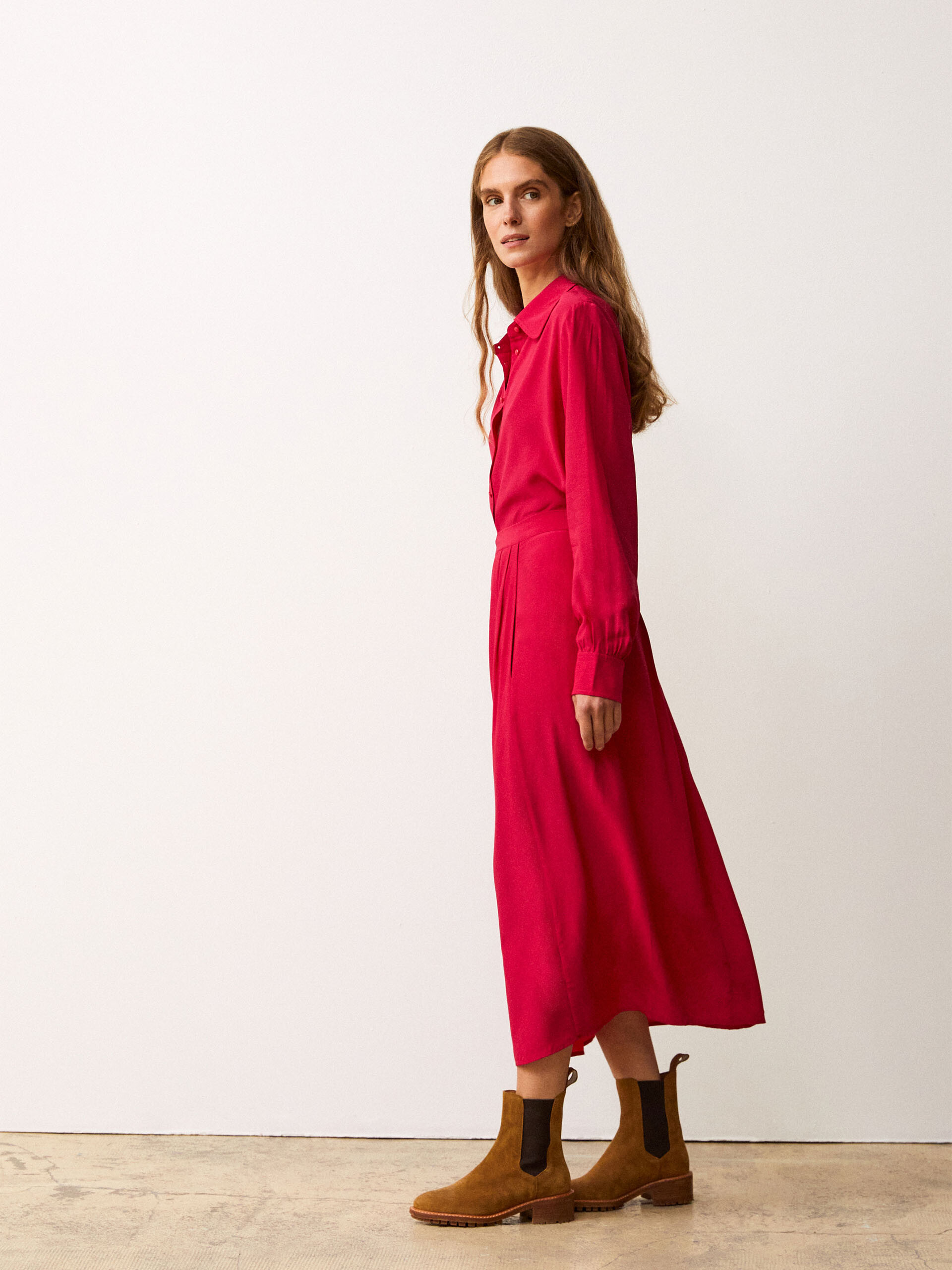 GANGSTER SKIRT -  Fushia , Ready-to-wear Bensimon