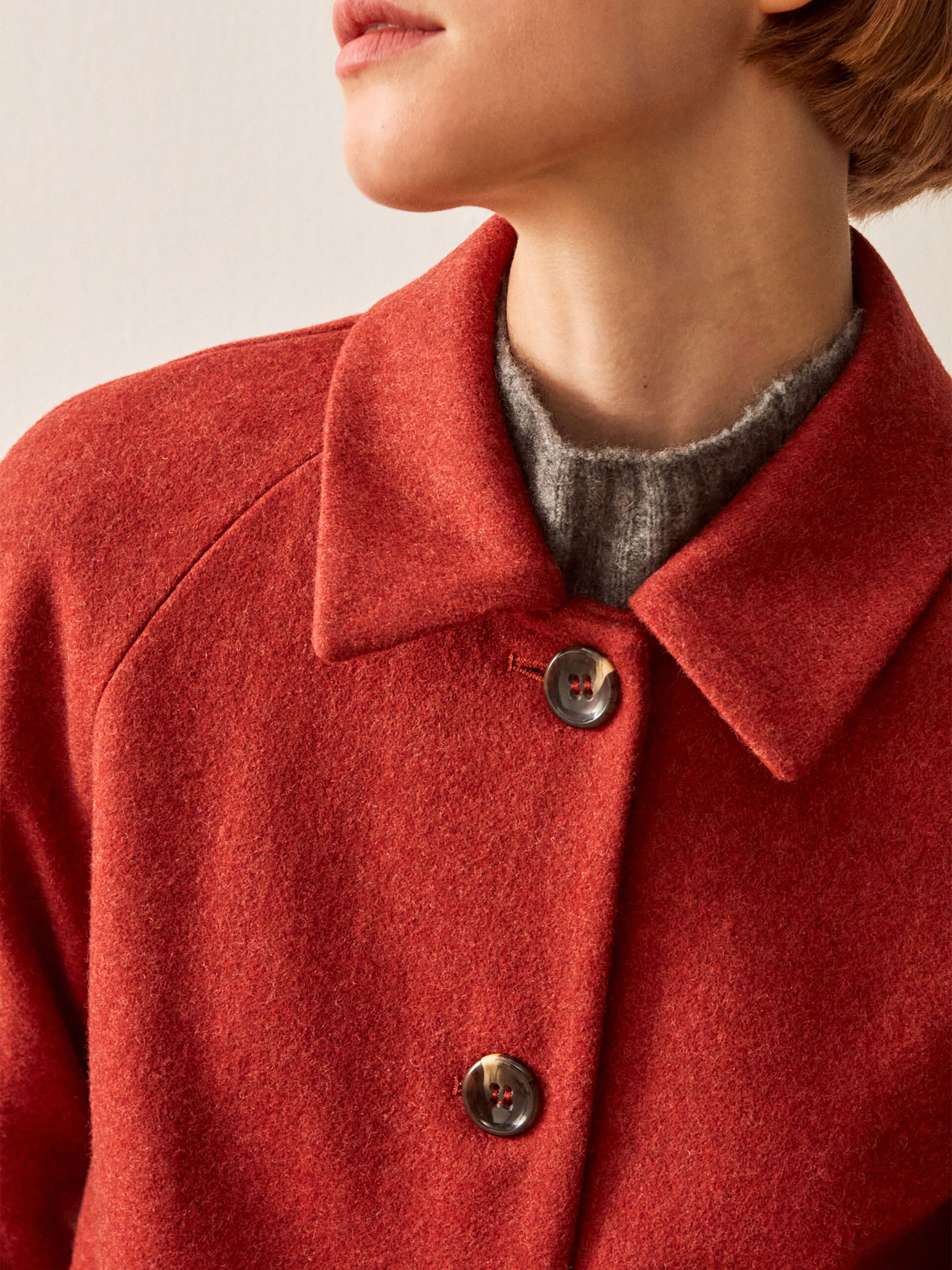 AQUILA COAT -  Brick , Ready-to-wear Bensimon