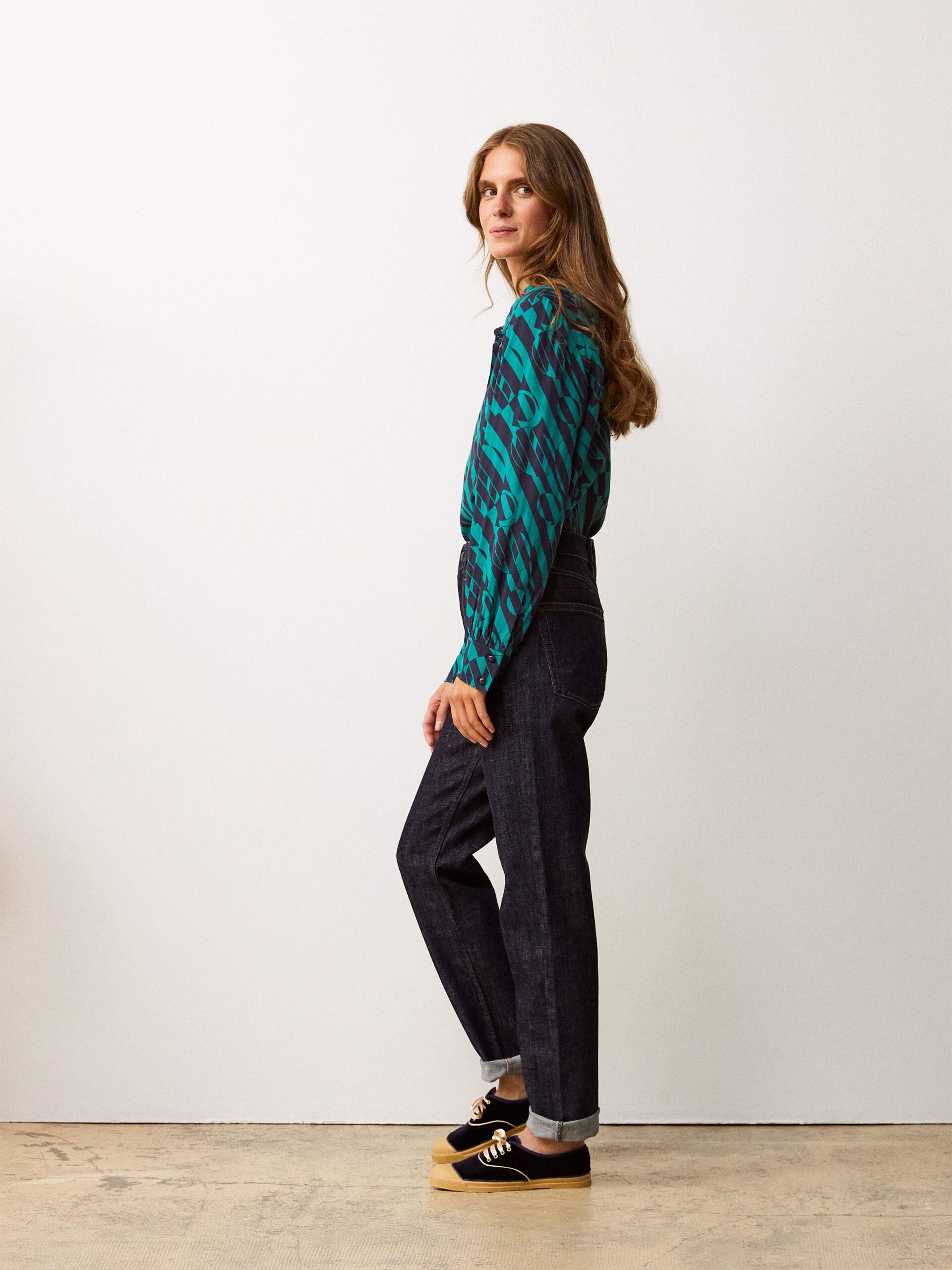 FILIBERT TROUSERS -  Denim , Ready-to-wear Bensimon