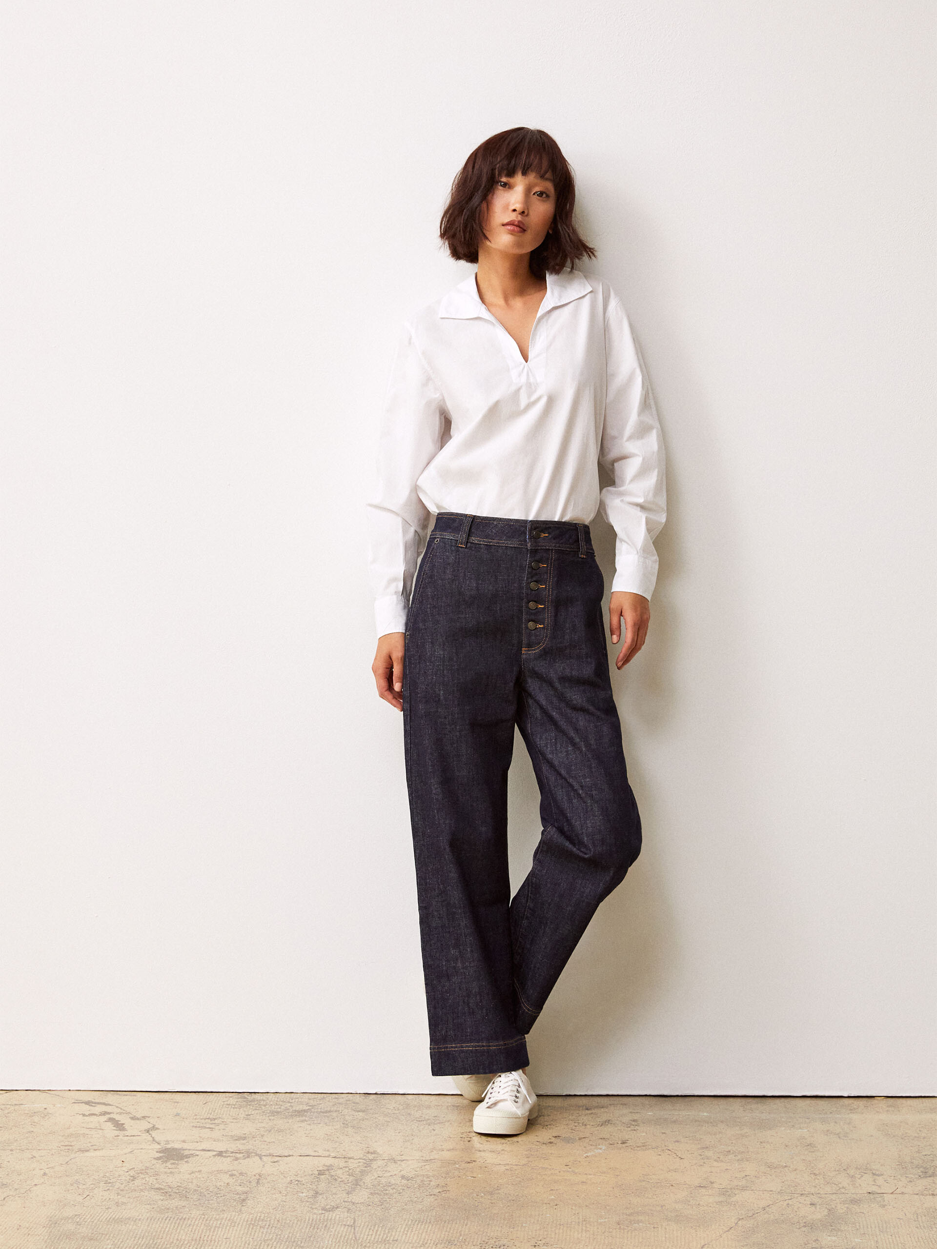 ESTELLINE TROUSERS -  Denim , Ready-to-wear Bensimon