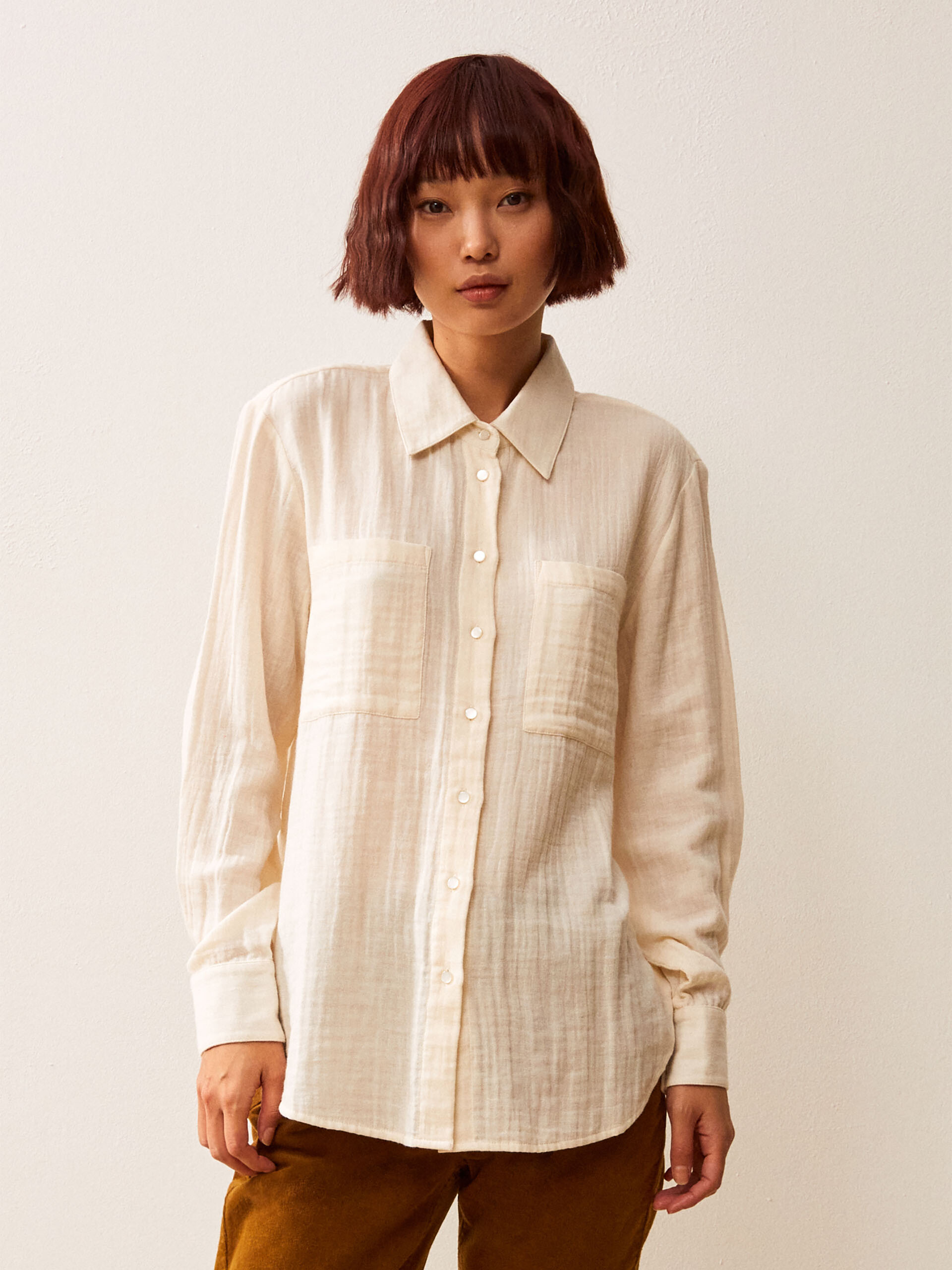 HILARIO SHIRT -  Cream , Ready-to-wear Bensimon