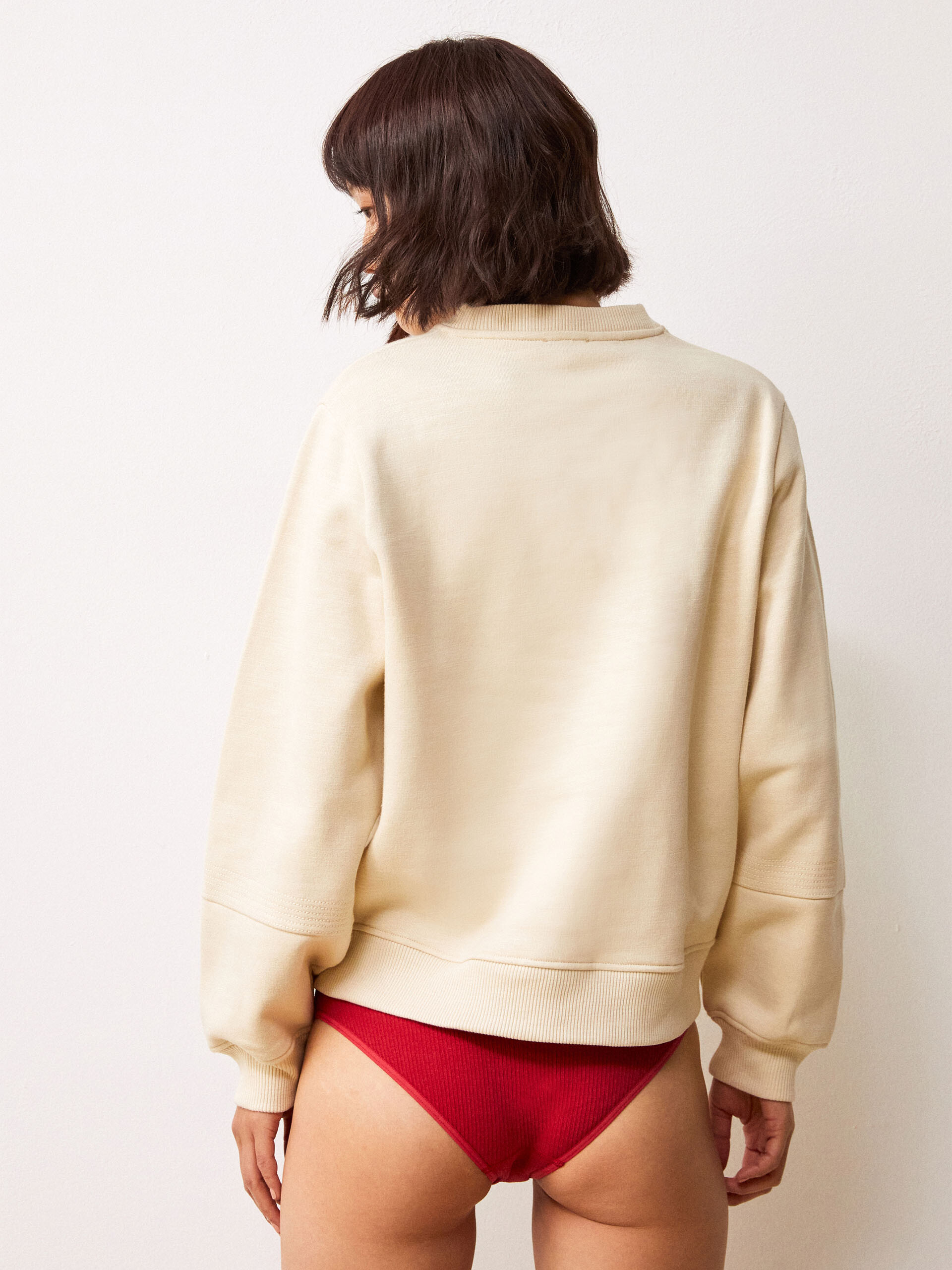 ILLY SWEATSHIRT -  Cream , Ready-to-wear Bensimon