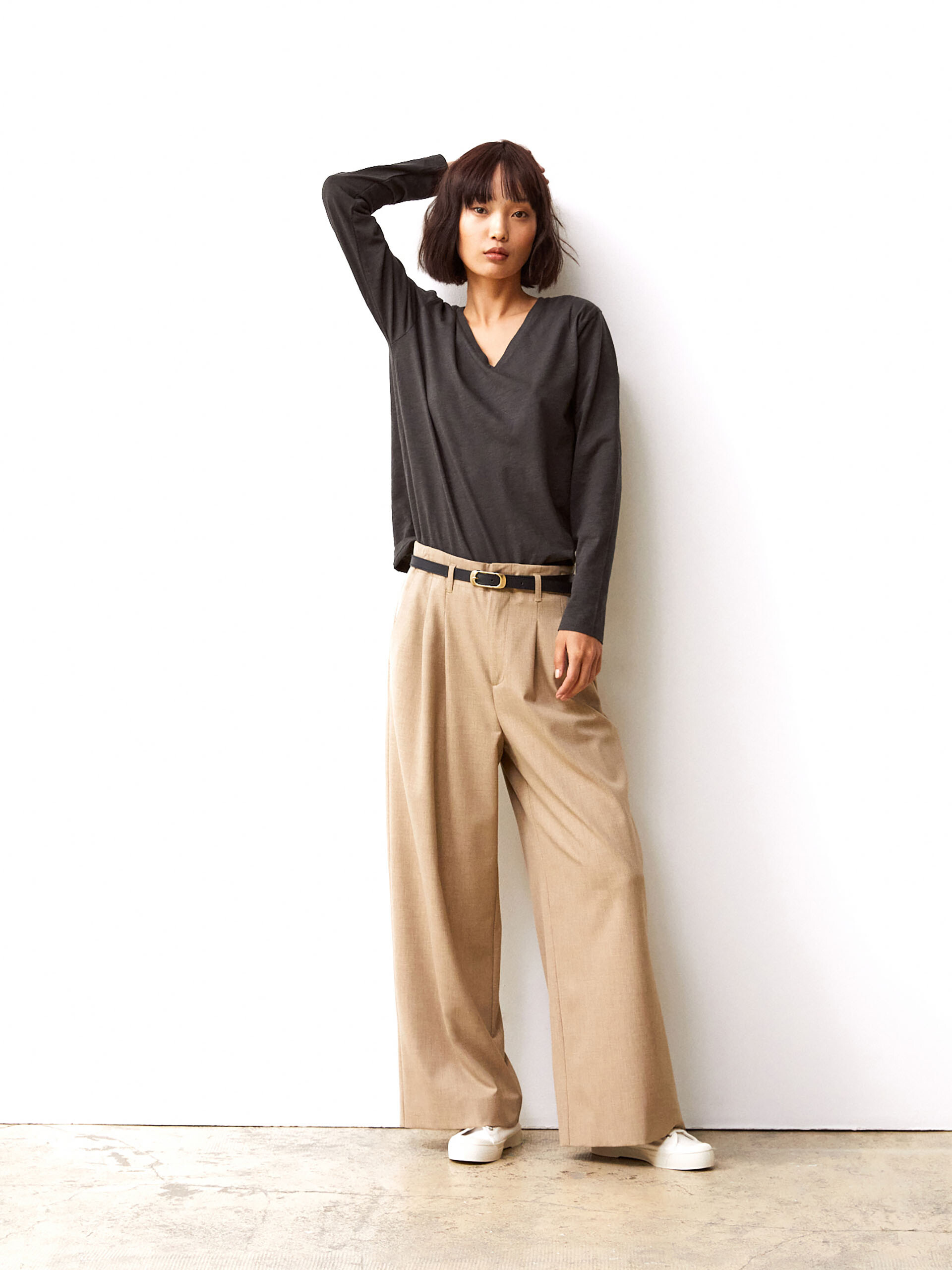 ICARE TROUSERS -  Camel , Ready-to-wear Bensimon