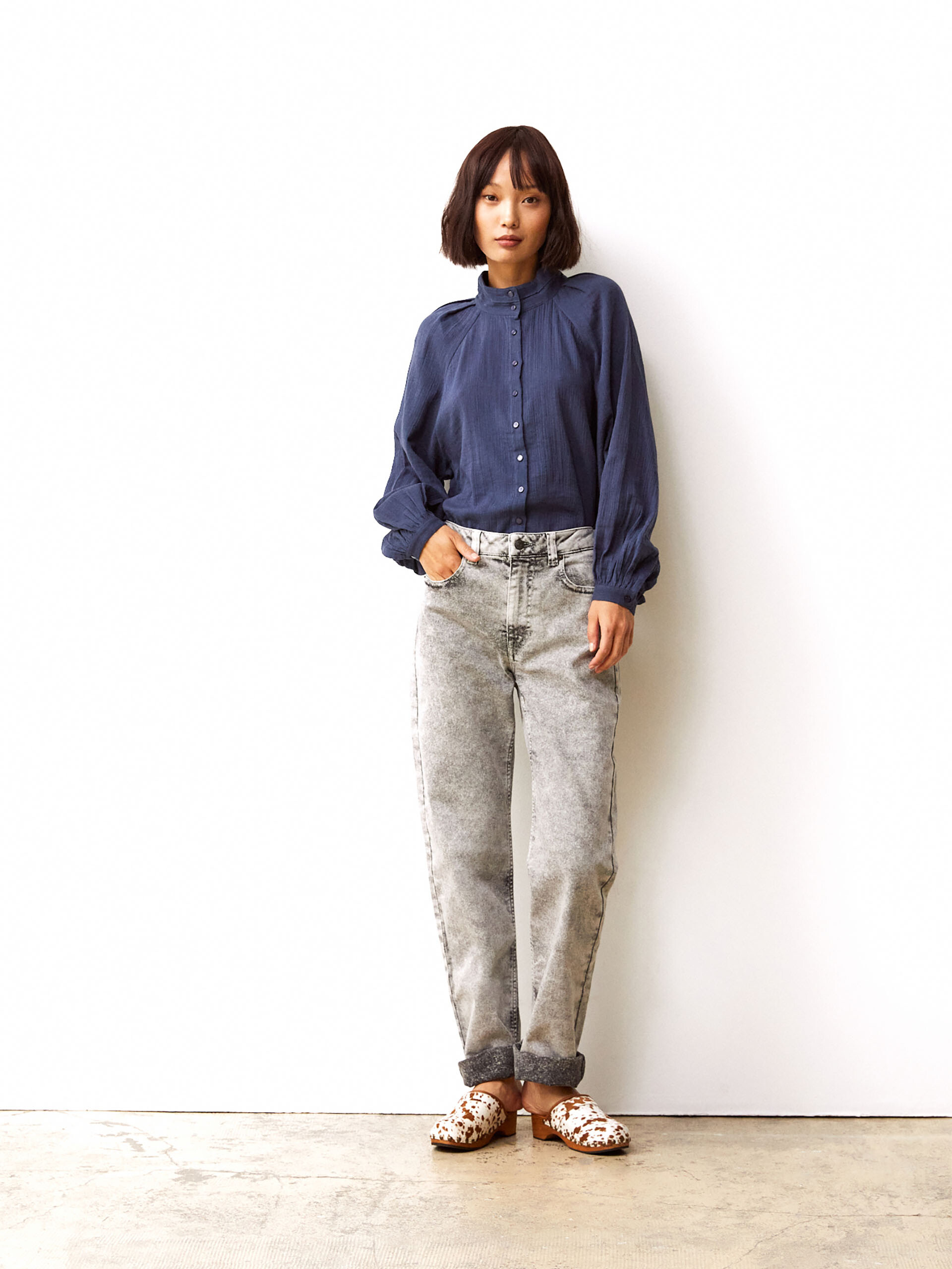 HERVE TROUSERS -  Charbon , Ready-to-wear Bensimon