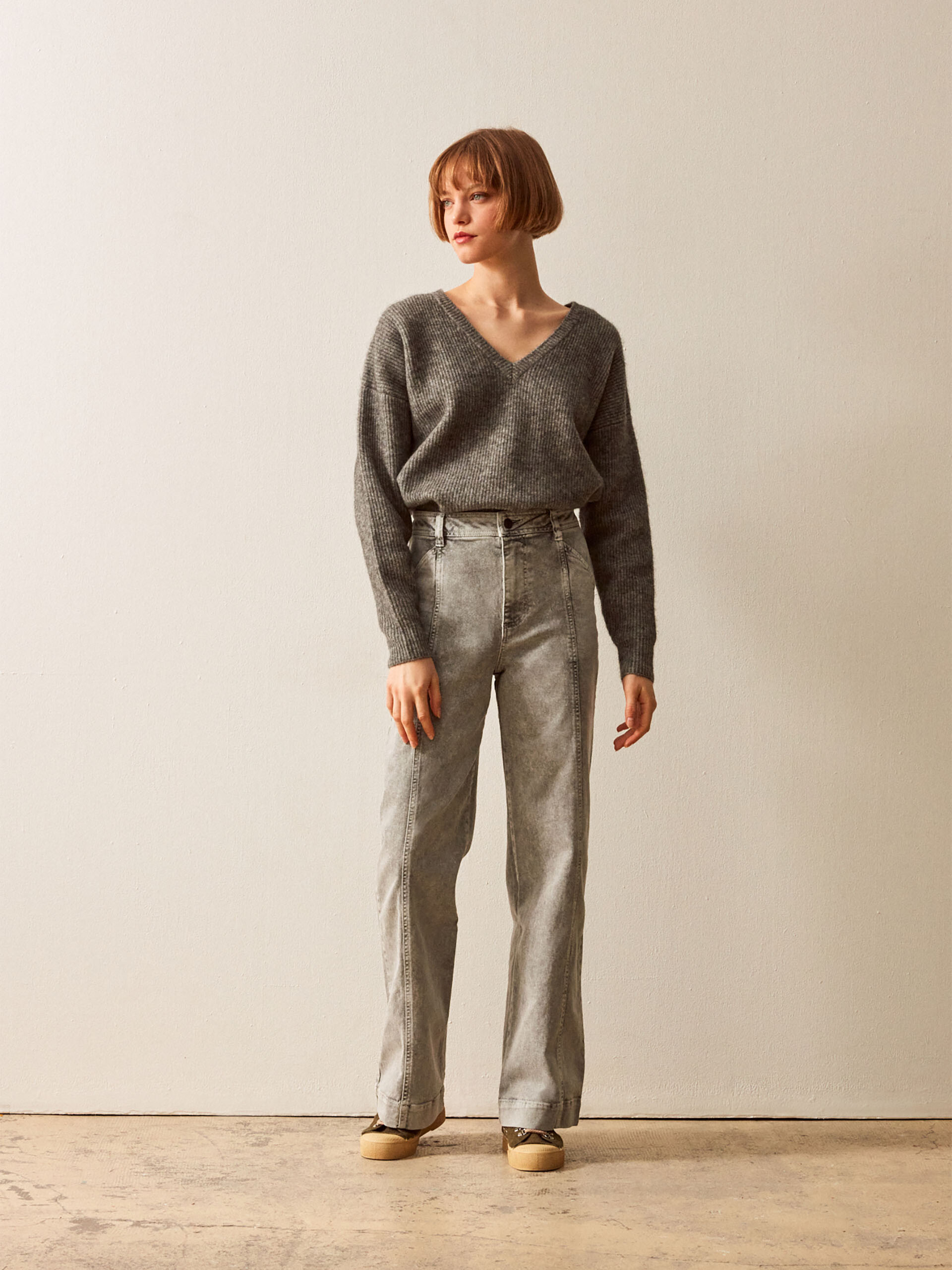 GORTO TROUSERS -  Charbon , Ready-to-wear Bensimon