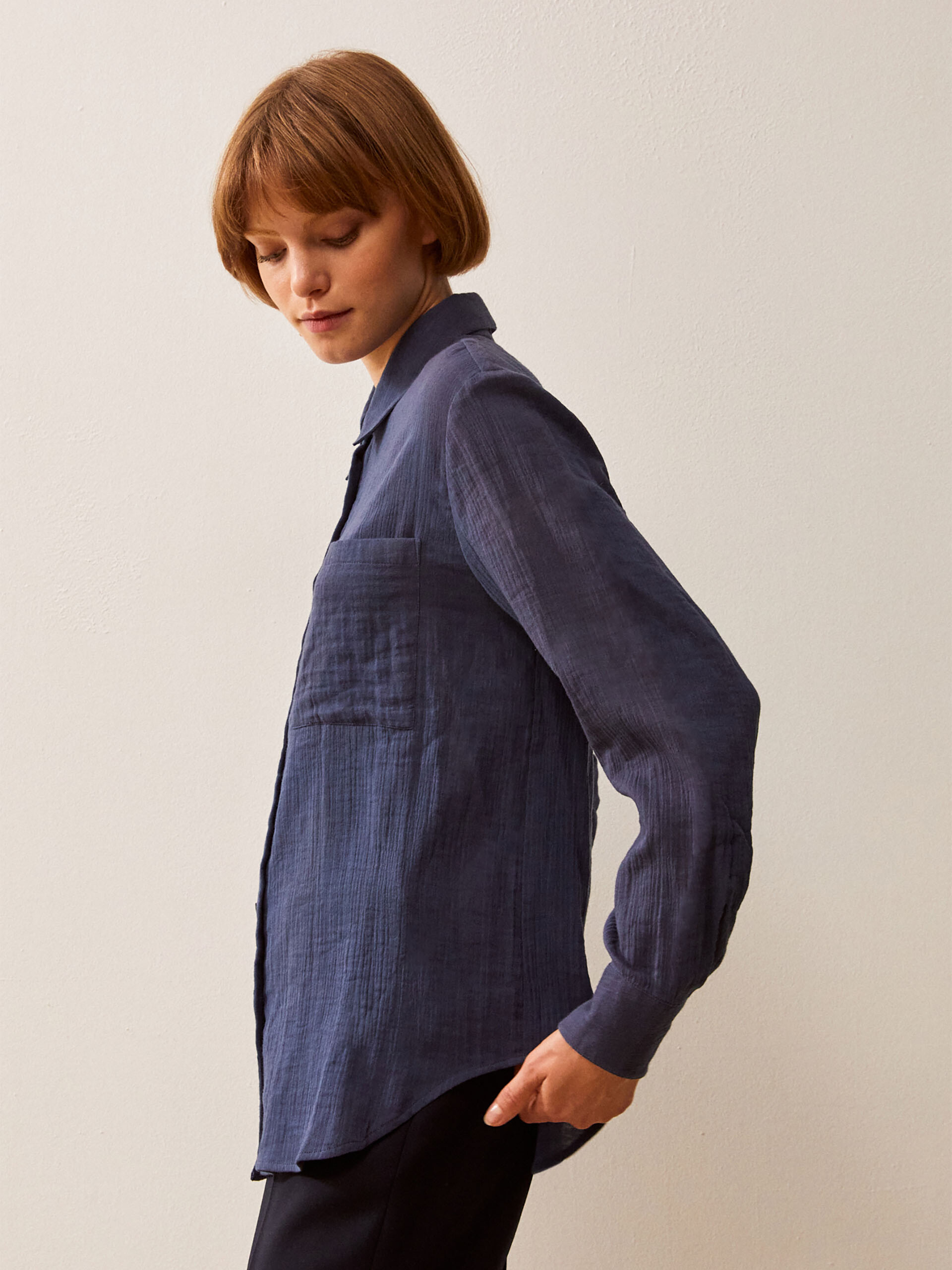 HILARIO SHIRT -  Thunderstorm , Ready-to-wear Bensimon