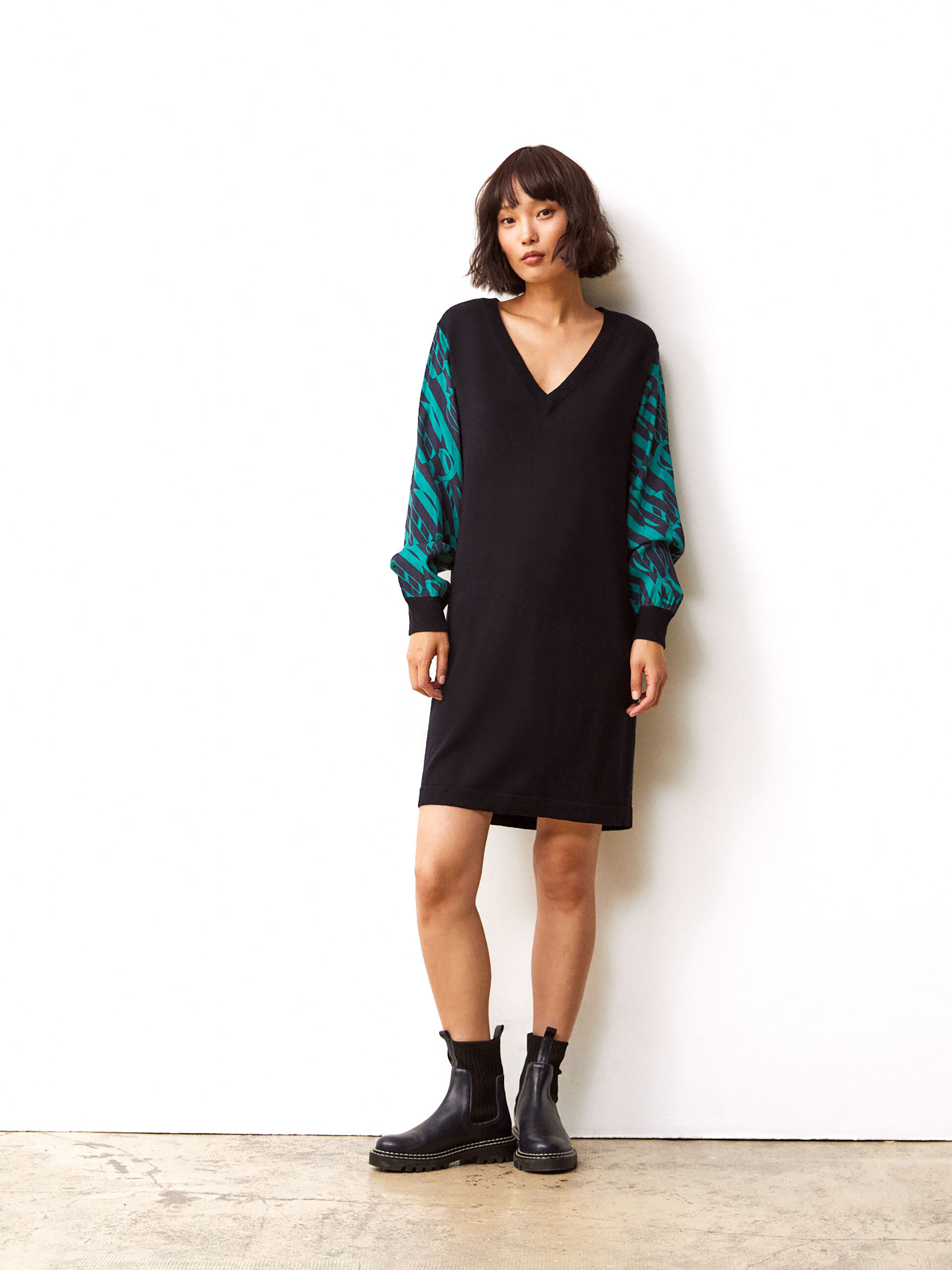 INIDA DRESS -  Bleu nuit , Ready-to-wear Bensimon