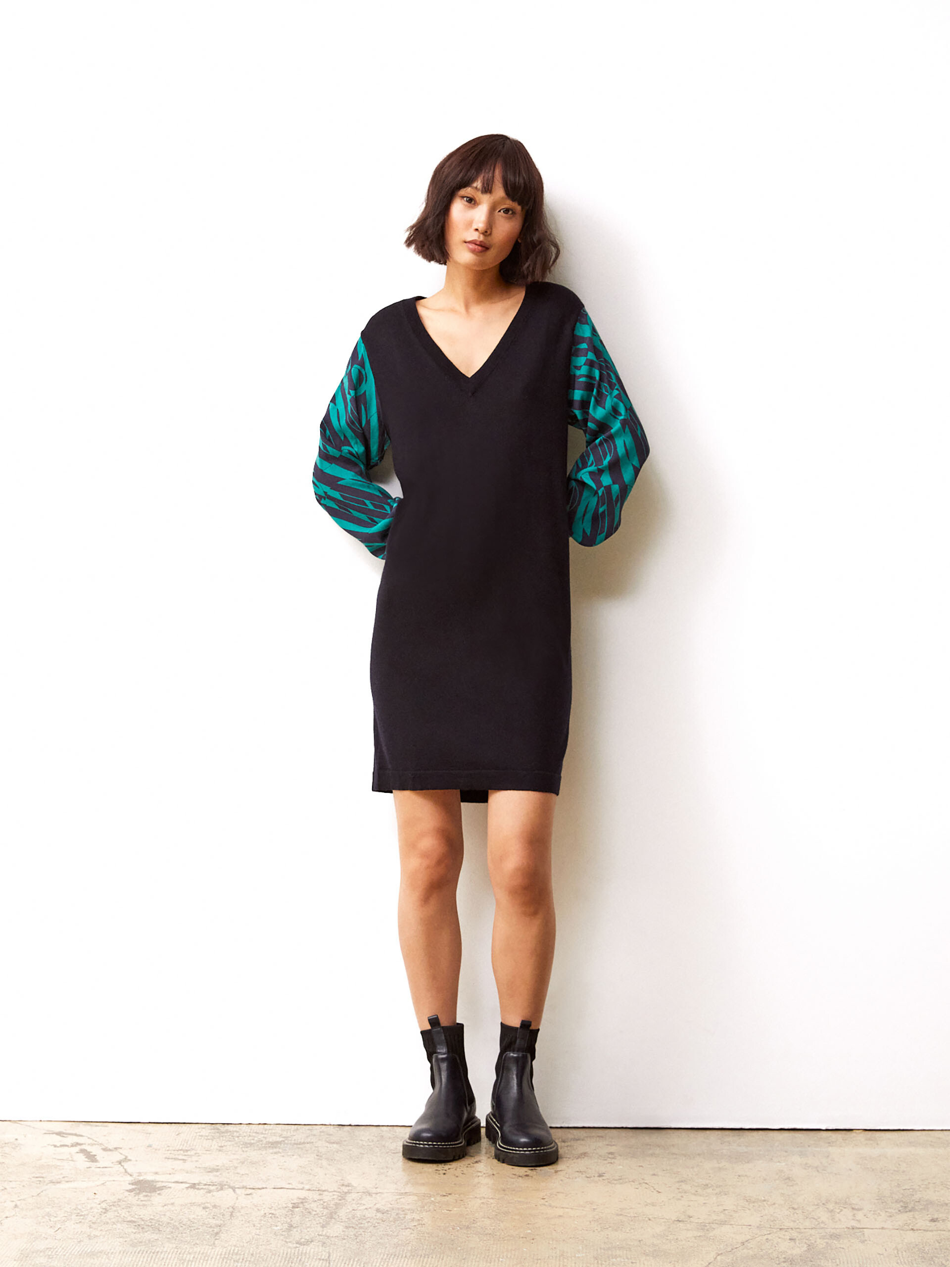 INIDA DRESS -  Bleu nuit , Ready-to-wear Bensimon