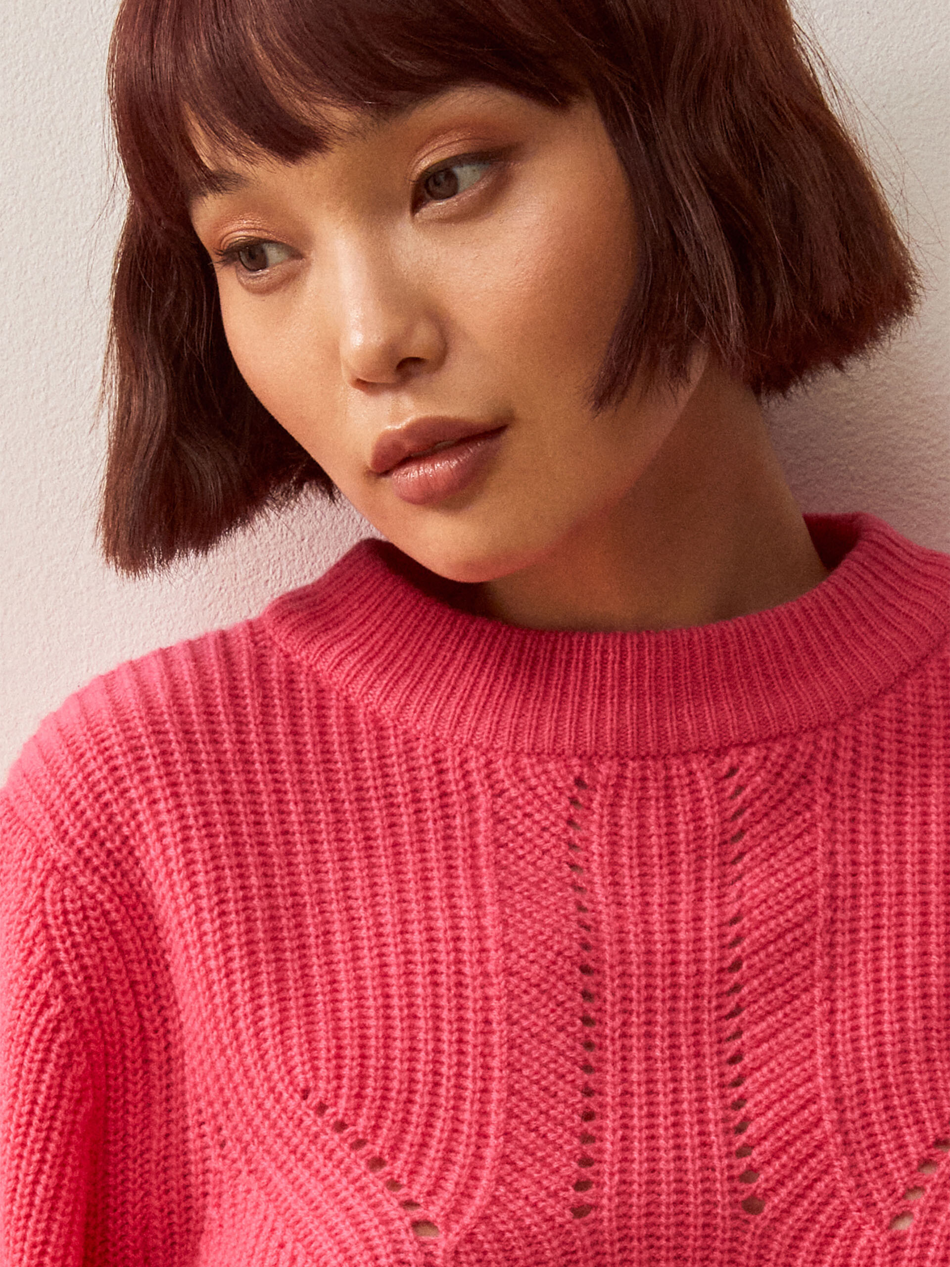 GERMAIN SWEATER -  Fushia , Ready-to-wear Bensimon