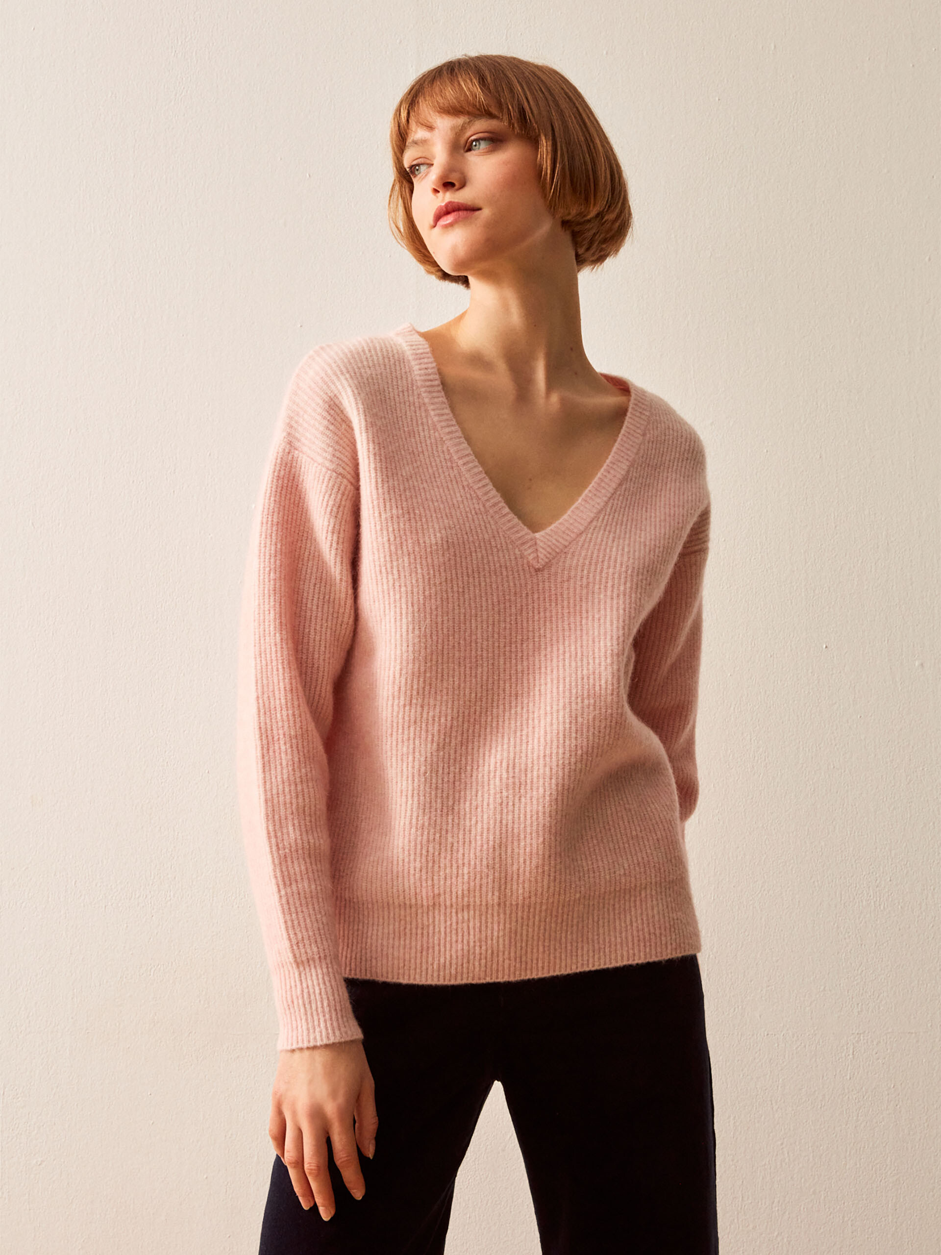 GELPHIE SWEATER - Pink , Ready-to-wear Bensimon