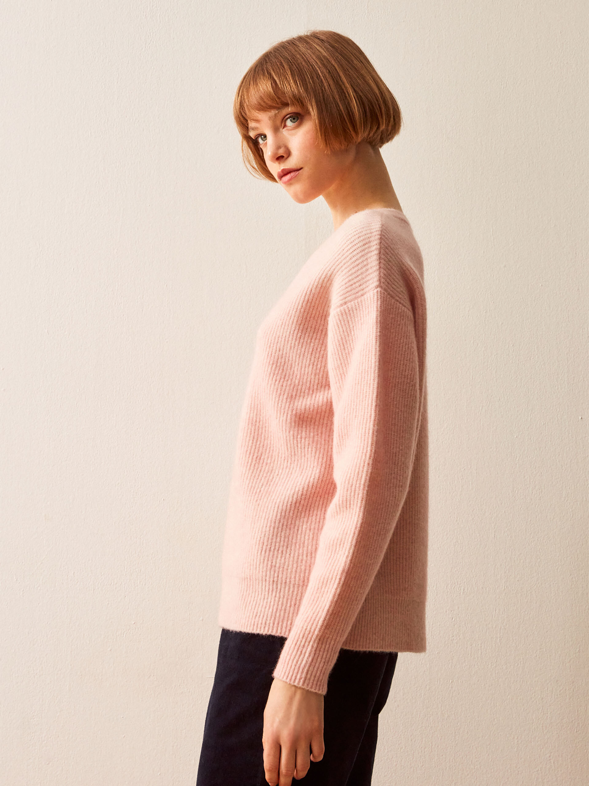 GELPHIE SWEATER - Pink , Ready-to-wear Bensimon