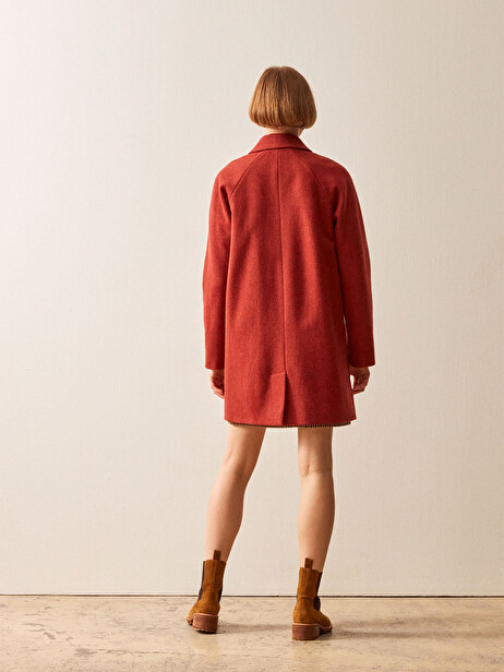 AQUILA COAT -  Brick , Ready-to-wear Bensimon