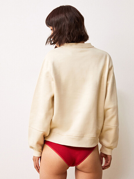 ILLY SWEATSHIRT -  Cream , Ready-to-wear Bensimon