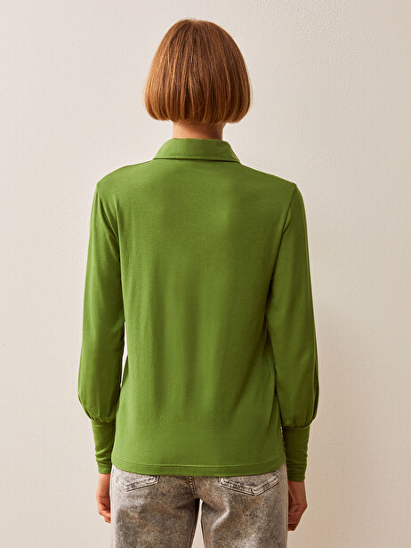 ILIAS T-SHIRT -  Prairie green , Ready-to-wear Bensimon