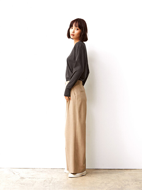 ICARE TROUSERS -  Camel , Ready-to-wear Bensimon