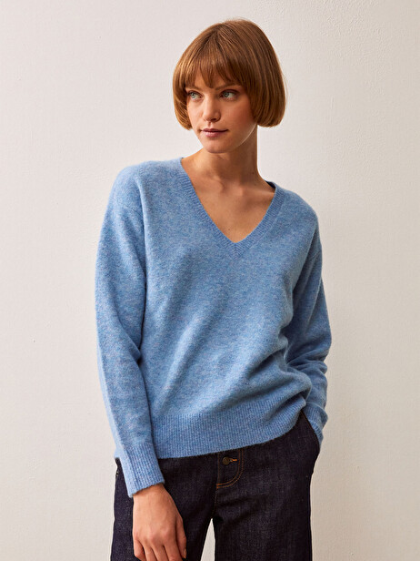GELPHIE SWEATER -  Sky , Ready-to-wear Bensimon