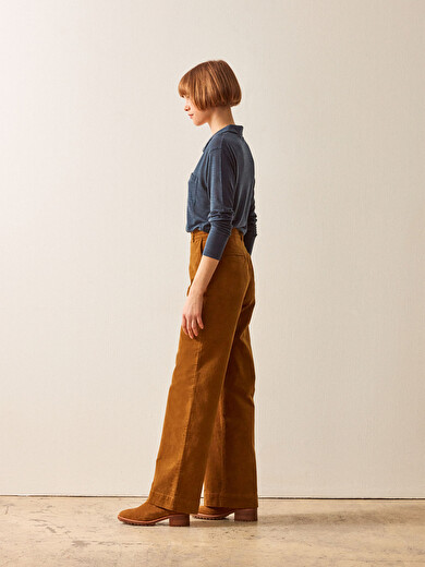 DAMA TROUSERS -  Brun , Ready-to-wear Bensimon