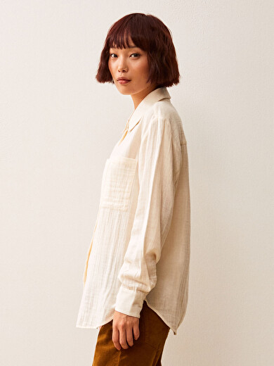 HILARIO SHIRT -  Cream , Ready-to-wear Bensimon