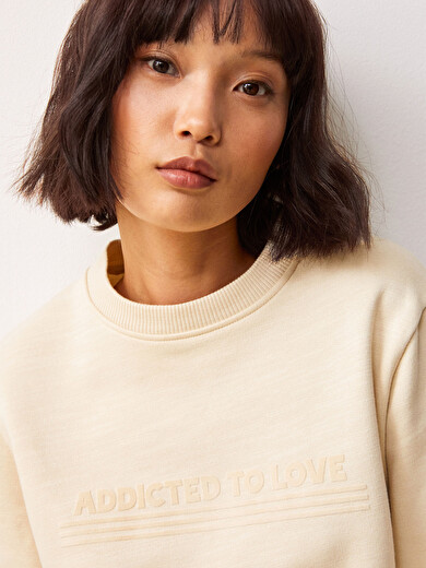 ILLY SWEATSHIRT -  Cream , Ready-to-wear Bensimon