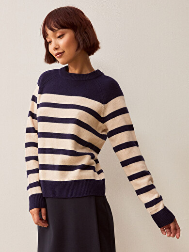 INDICO SWEATER -  Bleu nuit , Ready-to-wear Bensimon