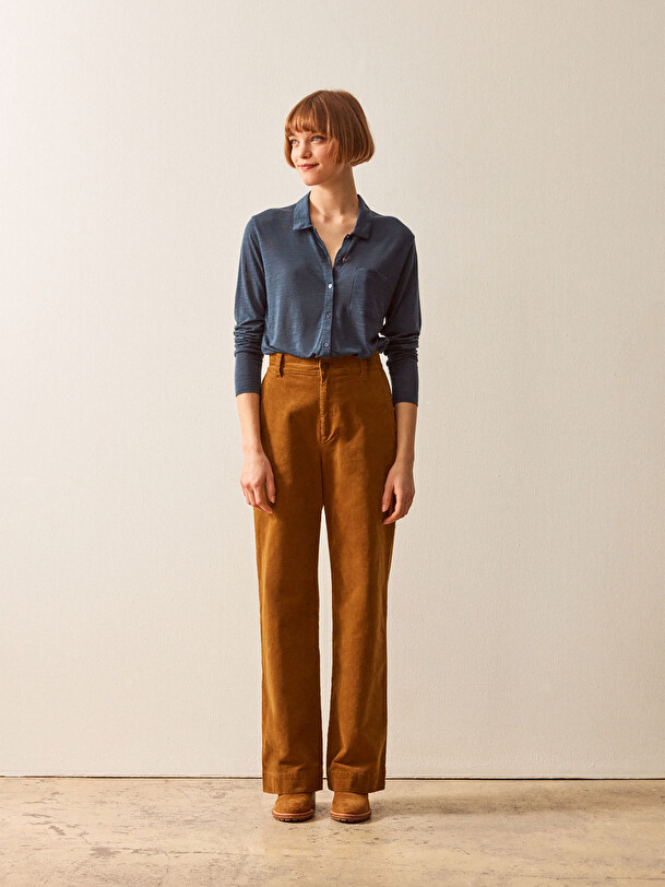 DAMA TROUSERS -  Brun , Ready-to-wear Bensimon