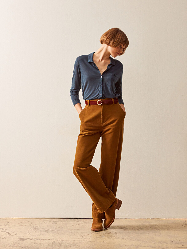 DAMA TROUSERS -  Brun , Ready-to-wear Bensimon