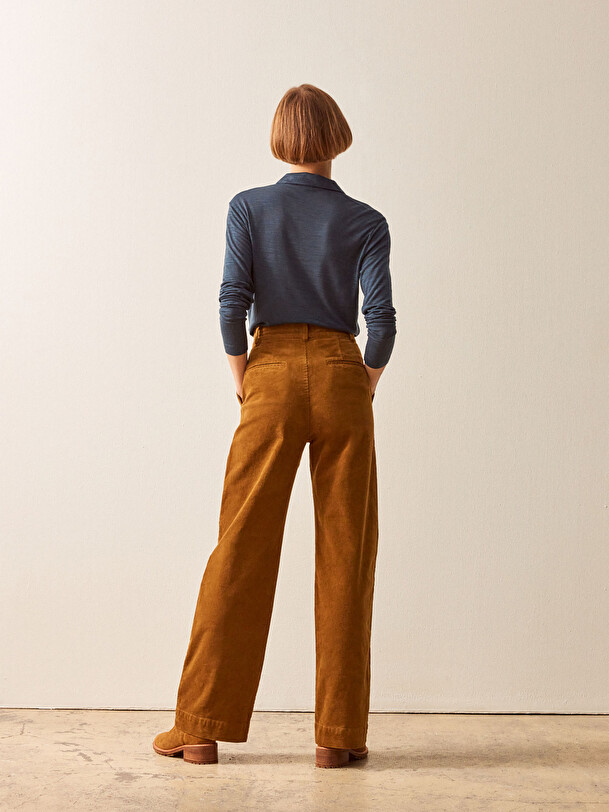 DAMA TROUSERS -  Brun , Ready-to-wear Bensimon