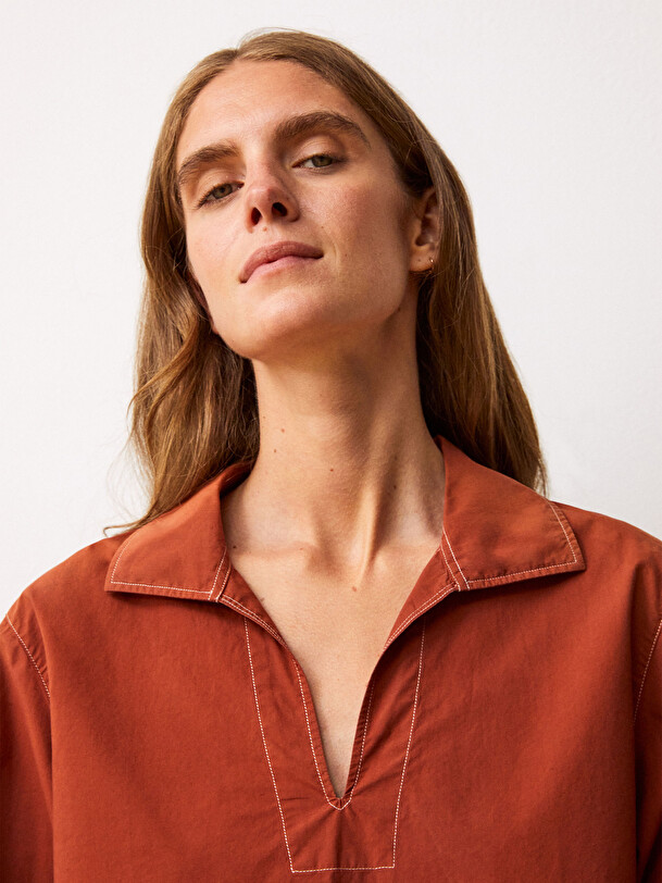 IDEM BLOUSE -  Brick , Ready-to-wear Bensimon