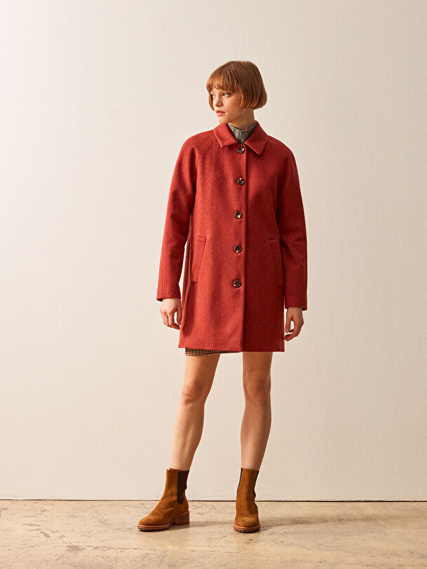 AQUILA COAT -  Brick , Ready-to-wear Bensimon