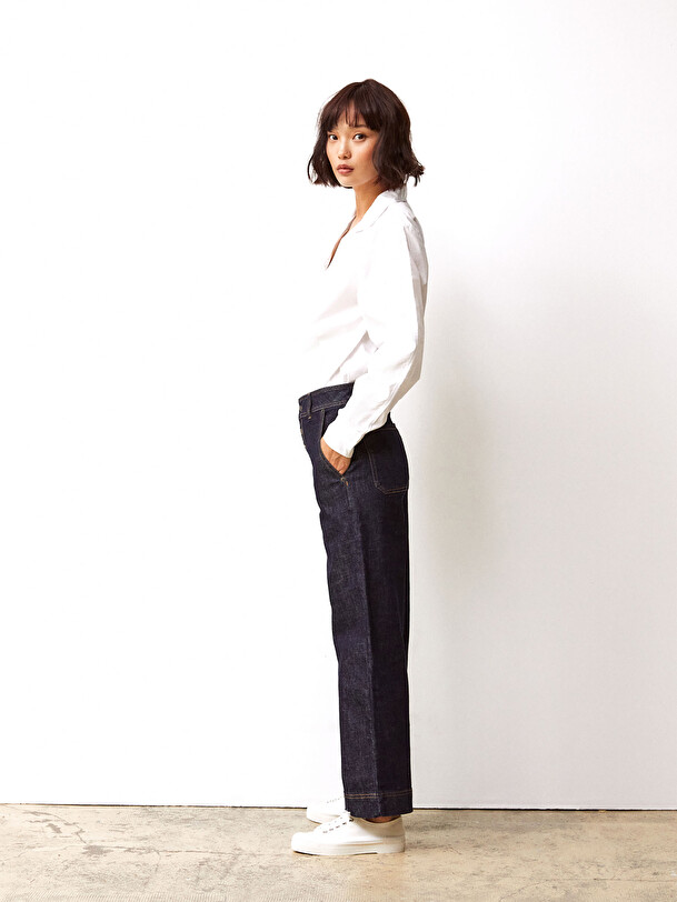 ESTELLINE TROUSERS -  Denim , Ready-to-wear Bensimon